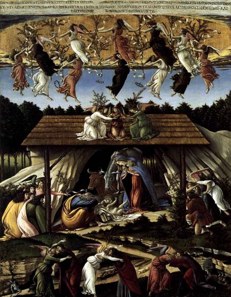 BOTTICELLI, Sandro The Mystical Nativity